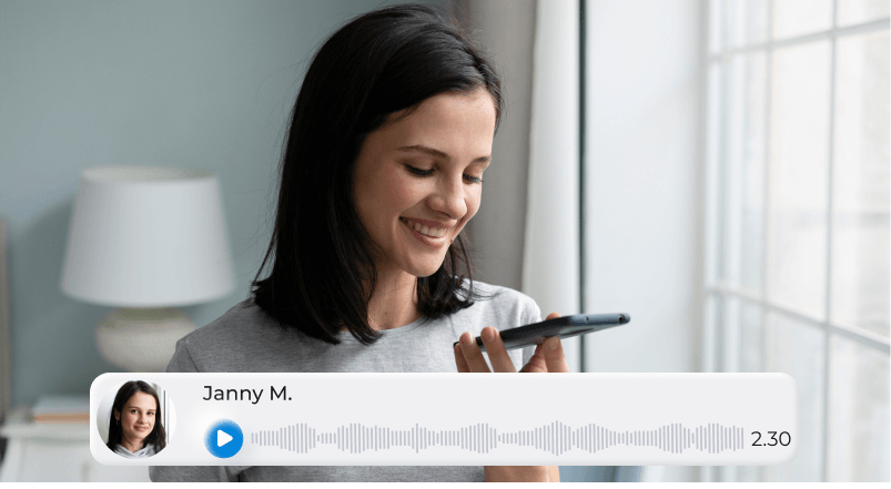 The girl is holding a smartphone